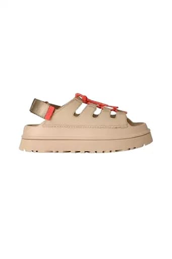 UGG ΠΑΠΟΥΤΣΙΑ ΠEΔΙΛΑ GOLDENGLOW TOGGLE ΚΟΡΔΟΝΙΑ LOGO MΠΕΖ
