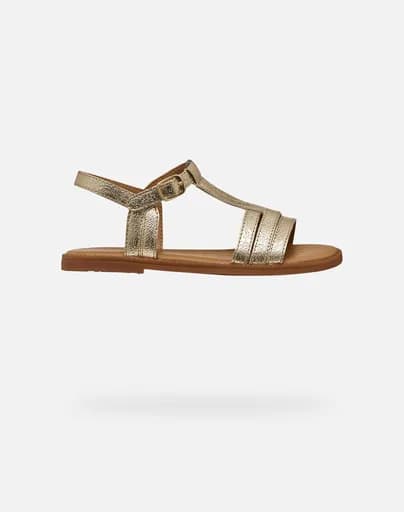 GEOX J SANDAL KARLY J6535B000BNC2010 36-41-C2010 Gold