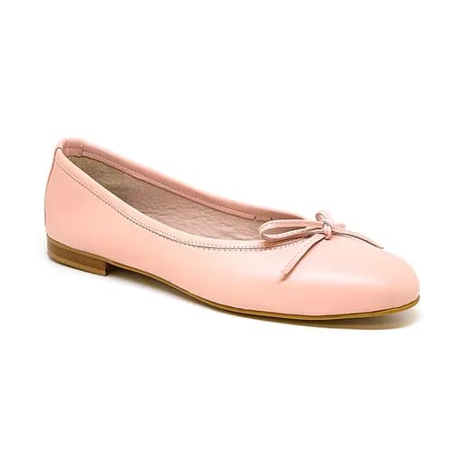 Bigshoes GA1137-17 Δερμάτινη Μπαλαρίνα Ροζ
