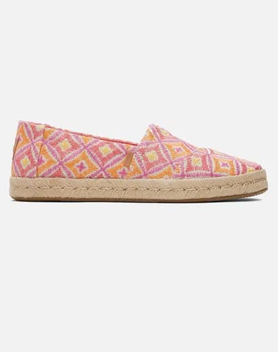 TOMS SHE PNK GEO WVN WM ALROPE ESP 10020707-PINK Pink