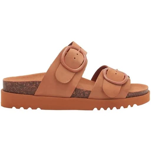 Γυναικεία Ανατομικά Δερμάτινα Σανδάλια Scholl Ambre Chunky Sandals F30587 1013 Εκάι