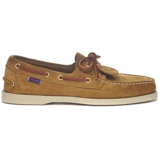 Sebago Ανδρικά Παπούτσια Δερμάτινα Ιστιοπλοικά Portland Artisan L78123GW-AFQR Μπεζ Σκούρο