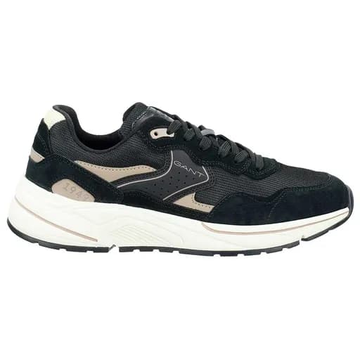 Ανδρικά Δερμάτινα Sneakers Gant Jaybro 31631159-G00 Μαύρα