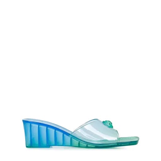 Πλατφόρμες-Flatforms γυναικεία Kurt Geiger Μπλε 5613389979 Maddison Wedge Mule 262