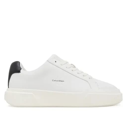 Γυναικεία Δερμάτινα Sneakers Calvin Klein YW0YW01947-01W Λευκά