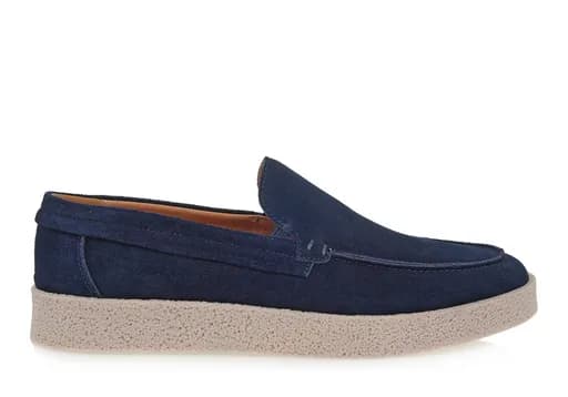 Ανδρικά Δερμάτινα Loafers Giovanni Morelli Y9803-F633 Μπλε Καστόρι U586E8031054