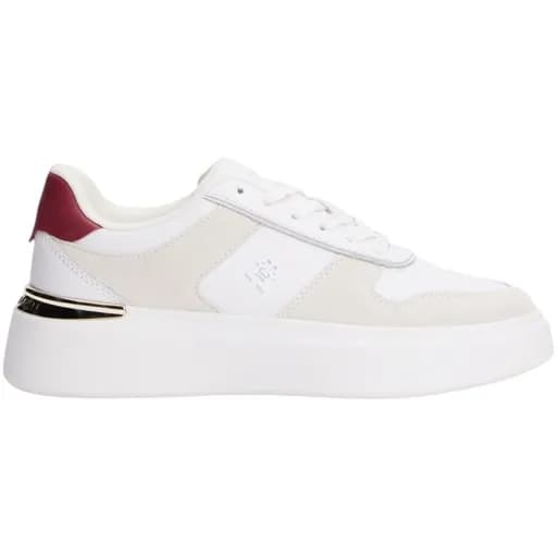 Γυναικεία Δερμάτινα Sneakers Tommy Hilfiger FW0FW08632 YBS Λευκά