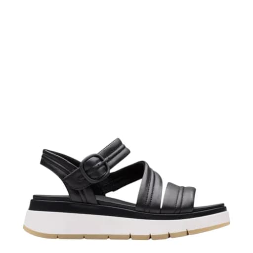 Γυναικεία πέδιλα Clarks Tuscan Strap 26181473 μαύρο δέρμα