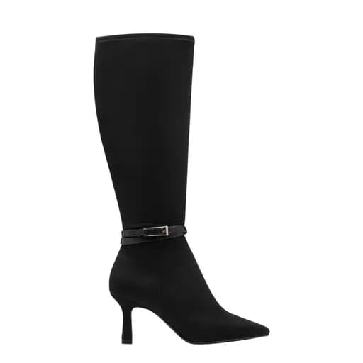 Γυναικείες μπότες Tamaris 1-25516-45 001 μαύρο suede