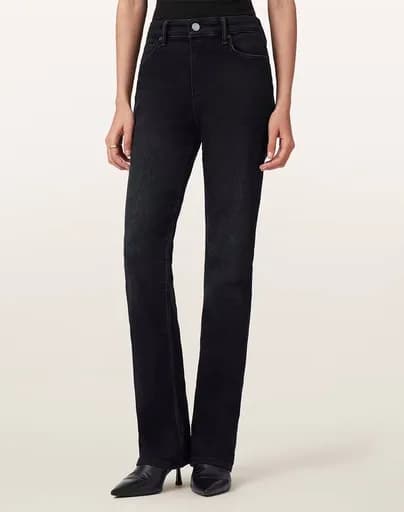 ALL SAINTS HALDAN SLIM BOOTCUT W068EB-WASHED BLACK DenimBlack