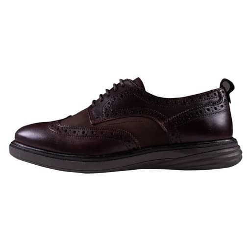Καφέ Brogue comfortable sneakers