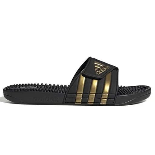 Adidas Adissage M F35580 Παντόφλες Μαύρες Χρυσές