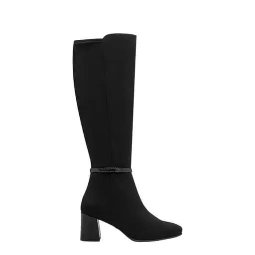 Γυναικείες μπότες Tamaris 1-25513-45 098 μαύρο suede