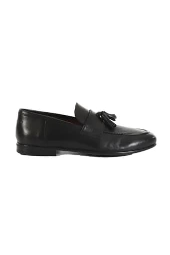 MARCO FERRETTI ΠΑΠΟΥΤΣΙΑ LOAFER ANTIK NAPPA WASHED ΜΑΥΡΟ
