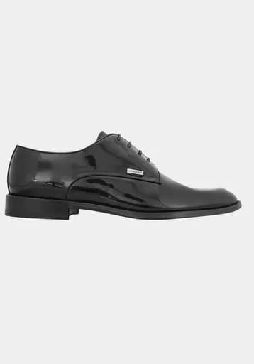 Guy Laroche Δερμάτινα Oxford της σειράς Saissel - 23410 134 Black