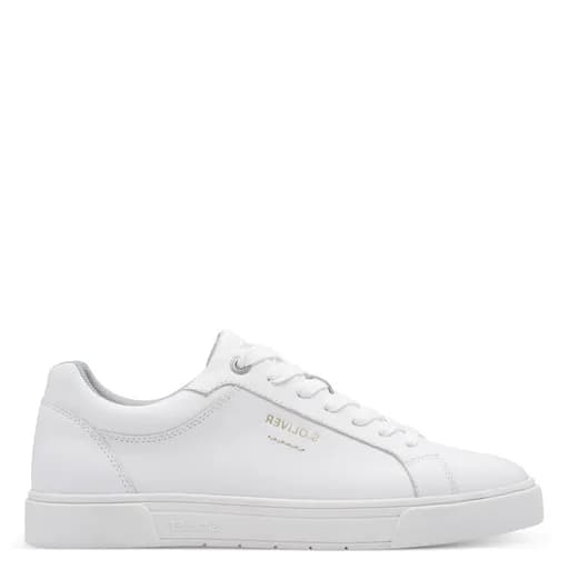 Ανδρικά Δερμάτινα Sneakers S.Oliver 5-13604-43 107 Λευκά