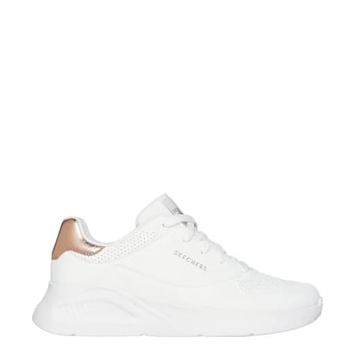 Γυναικεία sneakers SKECHERS 177291/WHT UNO LITE -SHIMMER ALONG WHITE λευκό