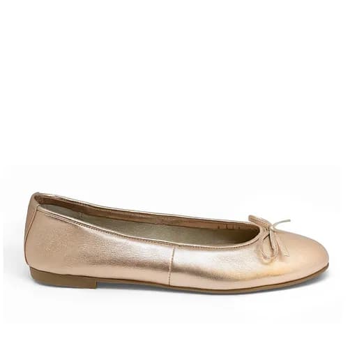 Bigshoes GA2137-37 Δερμάτινη Μπαλαρίνα Μπρονζέ