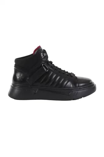 V 19.69 ΠΑΠΟΥΤΣΙ ΜΠΟΤΑΚΙ SNEAKERS ΜΑΥΡΟ-ΚΟΚΚΙΝΟ