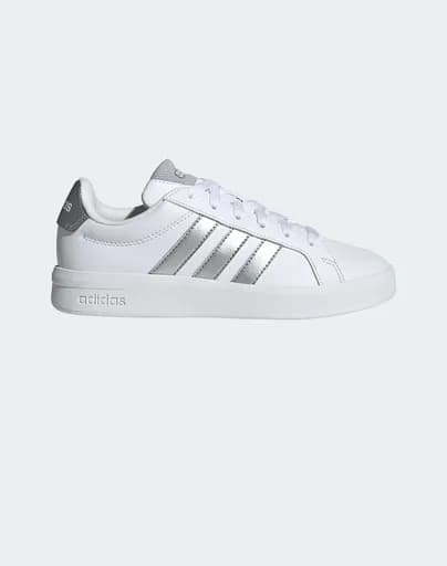 ADIDAS GRAND COURT 3.0 J FTWWHT/SILVMT/SILVMT JP9363-WHITE White