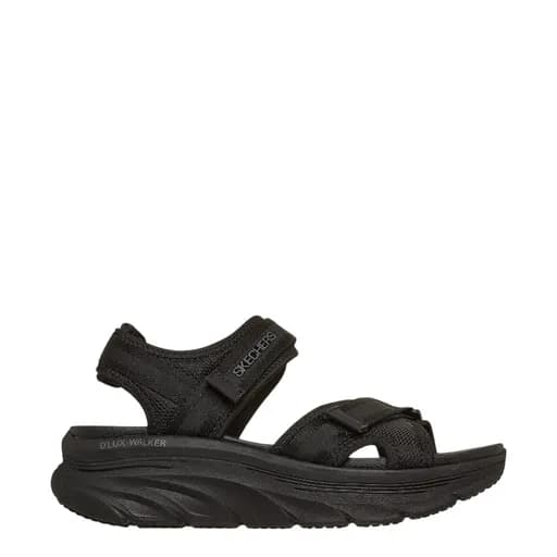 Γυναικεία πέδιλα SKECHERS 163585/BBK D'LUX WALKER SANDAL-BOLD CITY BLACK μαύρο
