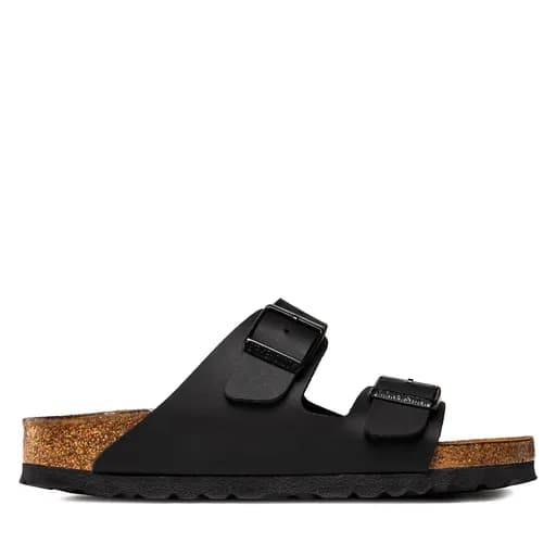 Unisex Ανατομικά Σανδάλια Birkenstock Arizona Soft Footbed Μαύρα Narrow Fit 0551253