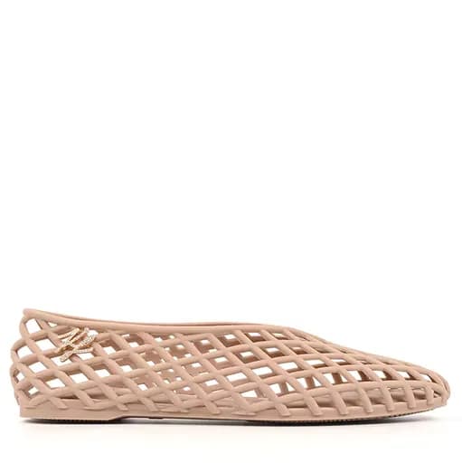 Γυναικείες Μπαλαρίνες Μπεζ Karl Lagerfeld KL80036-V88-Beige