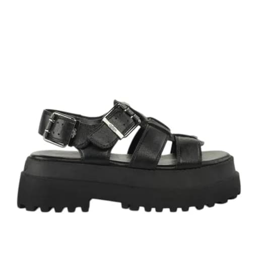 Γυναικεία Flatforms Buffalo Pluto Fisher BN1602334 Μαύρα