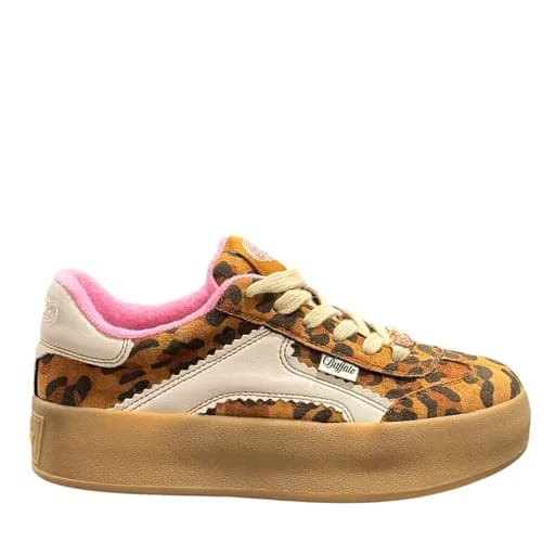 Γυναικεία Cajo Sneakers Λεοπάρ Buffalo BUF1636443-LEO/PINK/WHITE