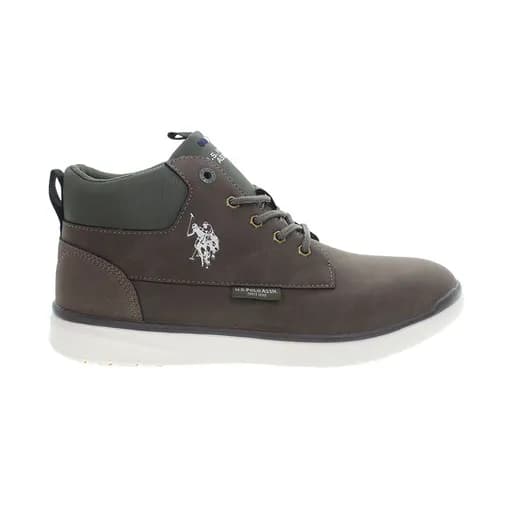 Ανδρικά μποτάκια U.S.POLO ASSN YGOR008-DBR003 PU SYNTH. LEATHER-NYLON καφέ