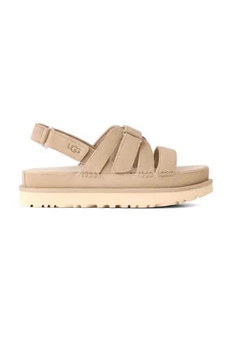 UGG ΠΑΠΟΥΤΣΙΑ ΠΕΔΙΛΑ GOLDENSTAR GLEAM ΣΟΥΕΤ LOGO ΜΠΕΖ