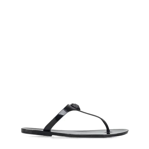 Πέδιλα-Σανδάλια γυναικεία Kurt Geiger Μαύρο 2123700979 Maddison T-Bar Drench 262
