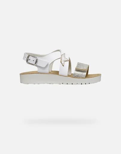 GEOX J SANDAL COSTAREI J65EAB0BCBNC0007-C0007 White