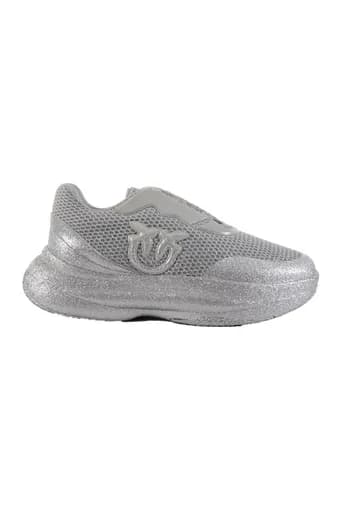 PINKO ΠΑΠΟΥΤΣΙΑ SNEAKERS ROUEN1 BUBBLE SNEAKER ΜΕΤΑΛΙΖΕ ΑΣΗΜΙ
