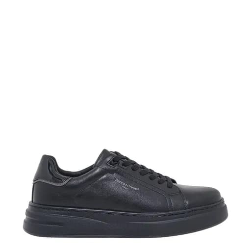 Ανδρικά sneakers Renato Garini 117-700 BLACK/BLK PATENT/PEWTER/BLK OUTSOLE V5700117355X μαύρο