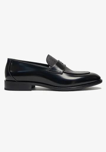 BOSS Shoes Δερμάτινα Παπούτσια Flo - D7694 Black