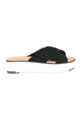UGG ΠΑΠΟΥΤΣΙΑ ΠΑΝΤΟΦΛΕΣ W JOAN II ΜΑΥΡΟ/ΛΕΥΚΟ