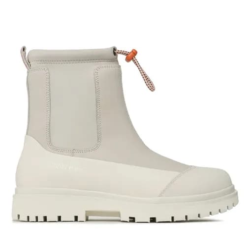 Γυναικεία Chunky Chelsea Μποτάκια Μπεζ Calvin Klein YW0YW01065-ACF