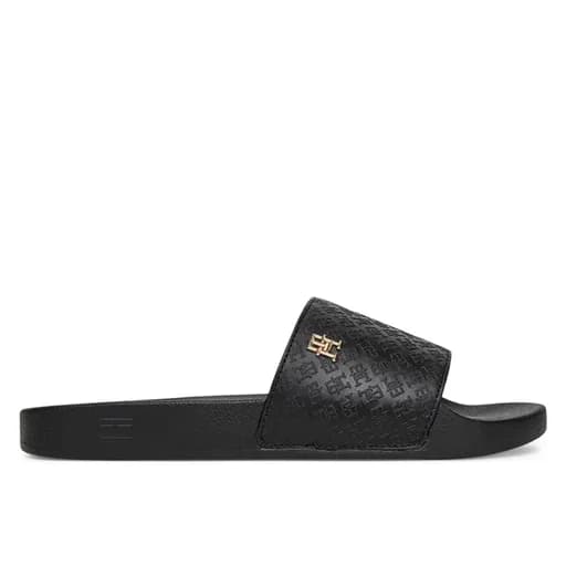 Γυναικείες Παντόφλες Slide Tommy Hilfiger FW0FW08525 BDS Μαύρες
