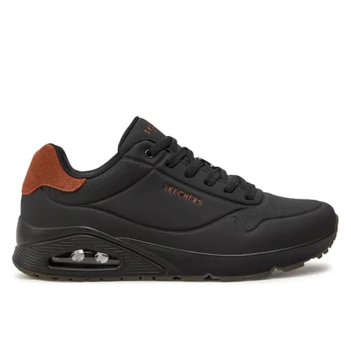 Ανδρικά Ανατομικά Sneakers Skechers Uno 183004/BBK Μαύρα