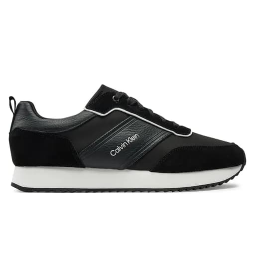 Ανδρικά Δερμάτινα Sneakers Calvin Klein HM0HM01554 0GS Μαύρα