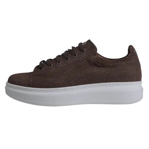 Low-Top Δερμάτινα Sneakers Καφέ New Arrival