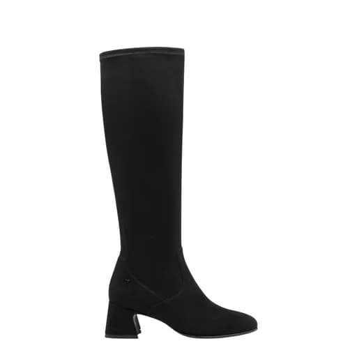 Γυναικείες μπότες Tamaris 1-25520-45 001 μαύρο suede