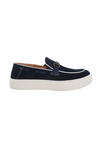 V 19.69 ΠΑΠΟΥΤΣΙ LOAFER SUEDE ΜΠΛΕ
