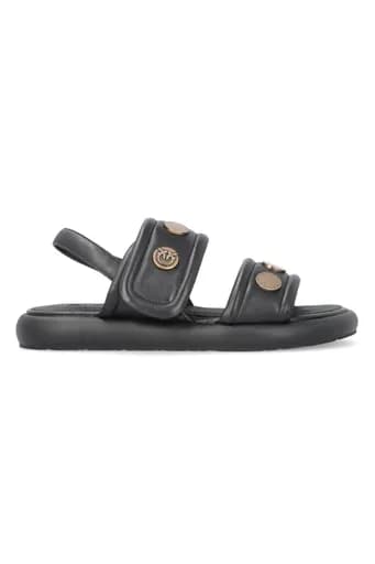 PINKO ΠΕΔΙΛΟ FIONA 01 - SANDAL NAPPA ΜΑΥΡΟ