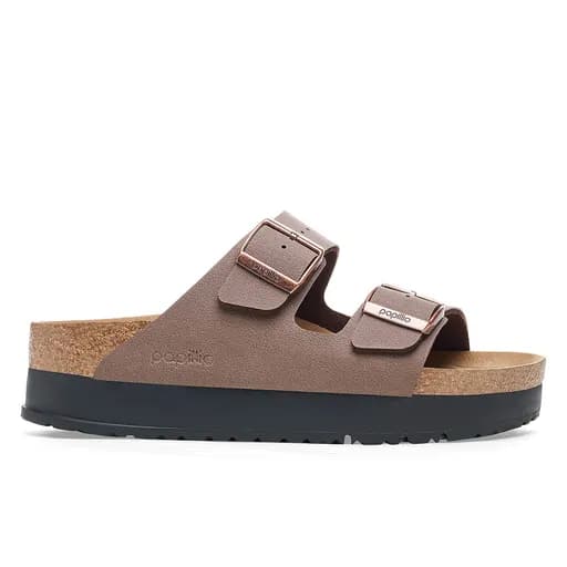Γυναικείες Ανατομικές Παντόφλες Birkenstock Arizona Pap Platform Flex 1027417 Mocca Narrow Fit