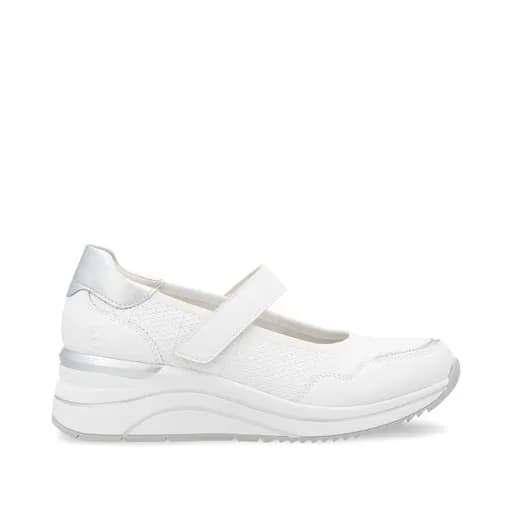 Remonte D0T13-80 Ανατομικό Δερμάτινο Sneaker Λευκό