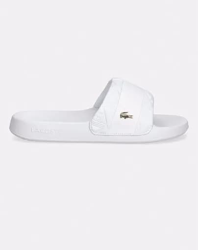 LACOSTE ΠΑΠΟΥΤΣΙΑ ΓΥΝΑΙΚΕΙΑ SERVE SLIDE HYB 126 1 37-51CFA003121G-0000 White