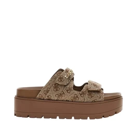 Γυναικεία πέδιλα GUESS FLJF2XFAL03-BEIBR FAXON2 μπεζ