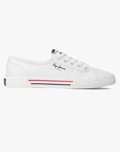PEPE JEANS DROP 2 BRADY BASIC W ΠΑΠΟΥΤΣΙ ΓΥΝΑΙΚΕΙΟ PLS31287-800 White